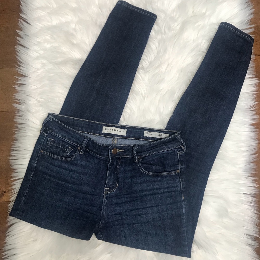 Bullhead Denim Mid Rise Skinniest Size 27